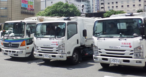 7月13日出発式の写真