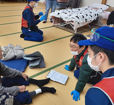 避難者の健康管理等の写真