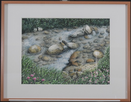 新人賞廣田　哲「あざみと渓流」