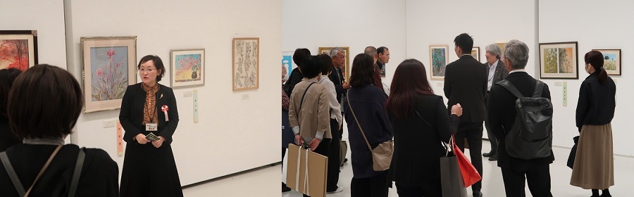 ギャラリートークの様子