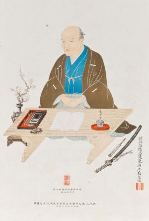 貝原益軒像(福岡市博物館所蔵)