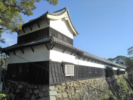 福岡城跡の南西角にある多聞櫓