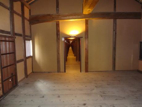 多聞櫓内部の写真(非公開)