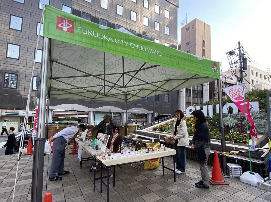 福祉作業所による物販ブース