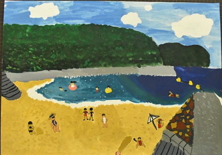 西山　晟ノ介「対馬の海」