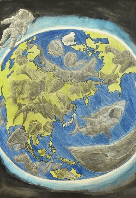 優秀賞野田　龍太郎「地球史」