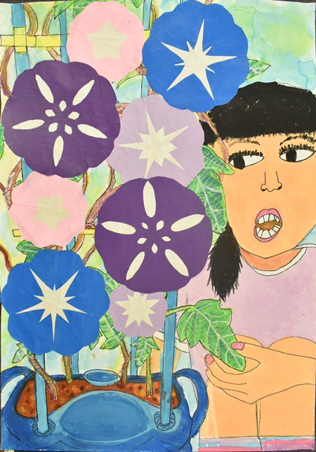 梅津　光花「あさがおのはな」