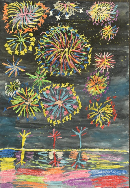 永松　紫織「花火ばたけ」