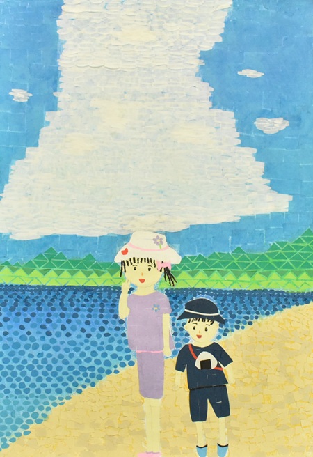 優秀賞河原　大山「もくもくにゅうどう雲」