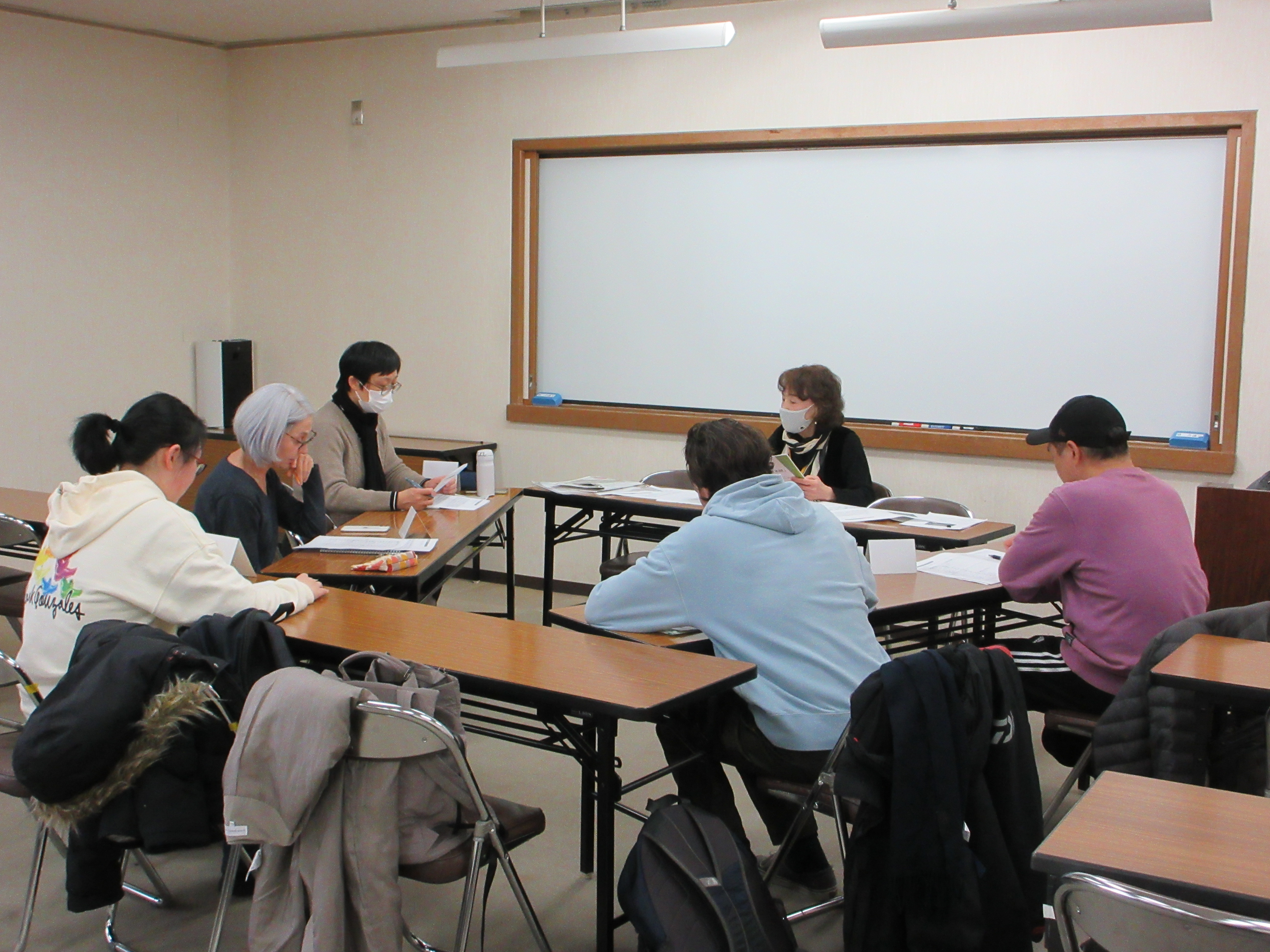 はなそう！にほんご教室の様子