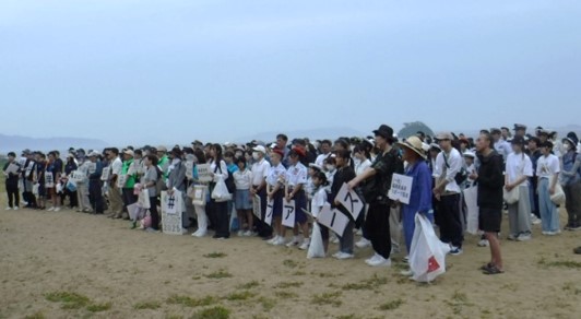 清掃の様子の写真