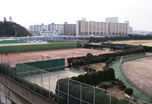 テニスコートの写真