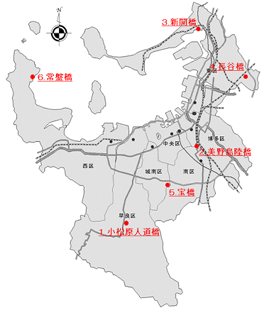 令和元年度に修繕した橋梁