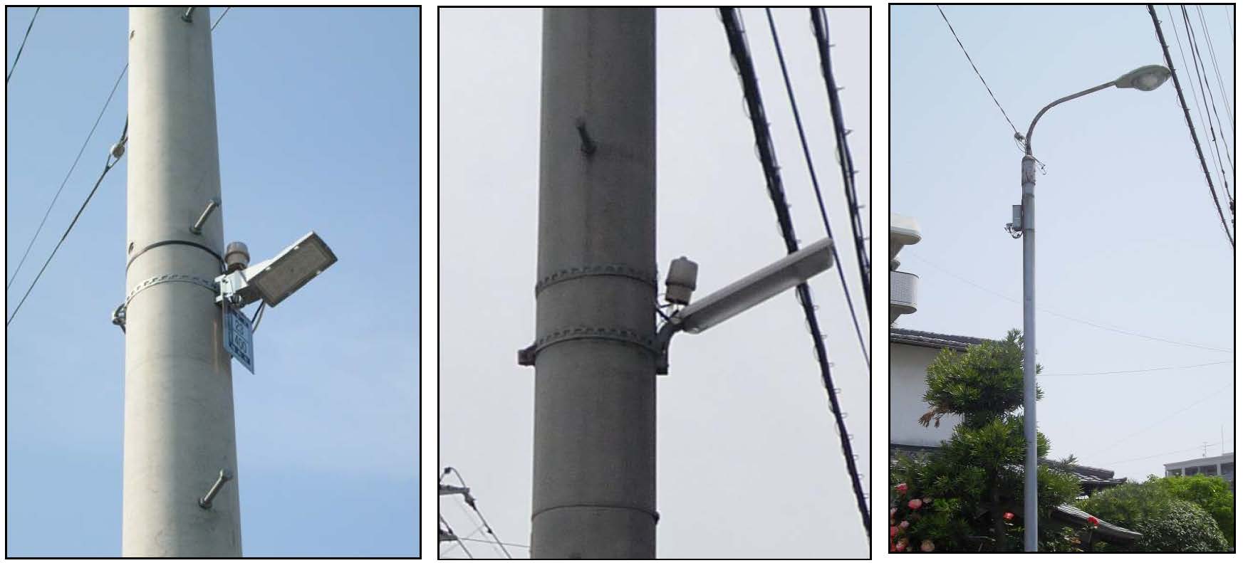 防犯灯設置例の写真