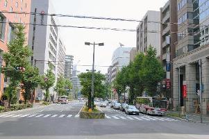 住吉通りの様子の写真