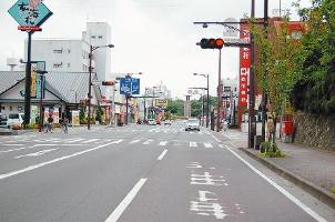 大池通りの様子の写真