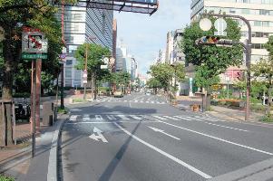 明治通りの様子の写真