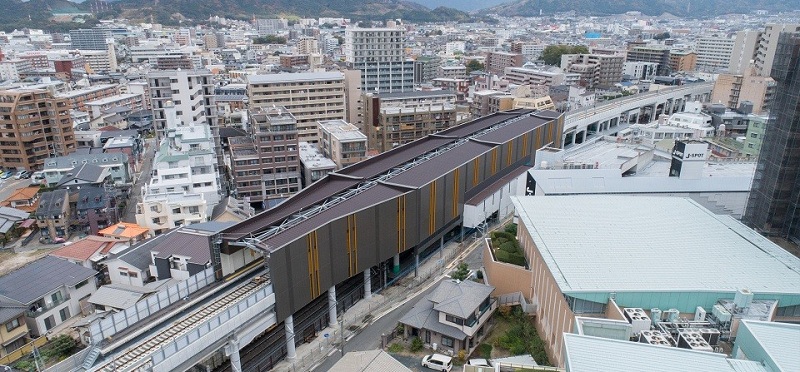 雑餉隈(ざっしょのくま)駅付近