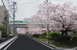  立体交差完成後の雑餉隈5号踏切イメージ写真