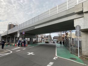 井尻7号踏切付近の状況写真