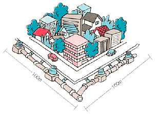 一ヘクタールのイメージ画像