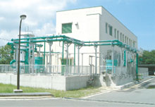 再生処理施設の写真