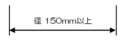 雨水浸透ますの寸法（１５０ミリ）の画像