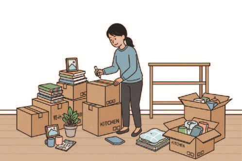 引越しのイラスト