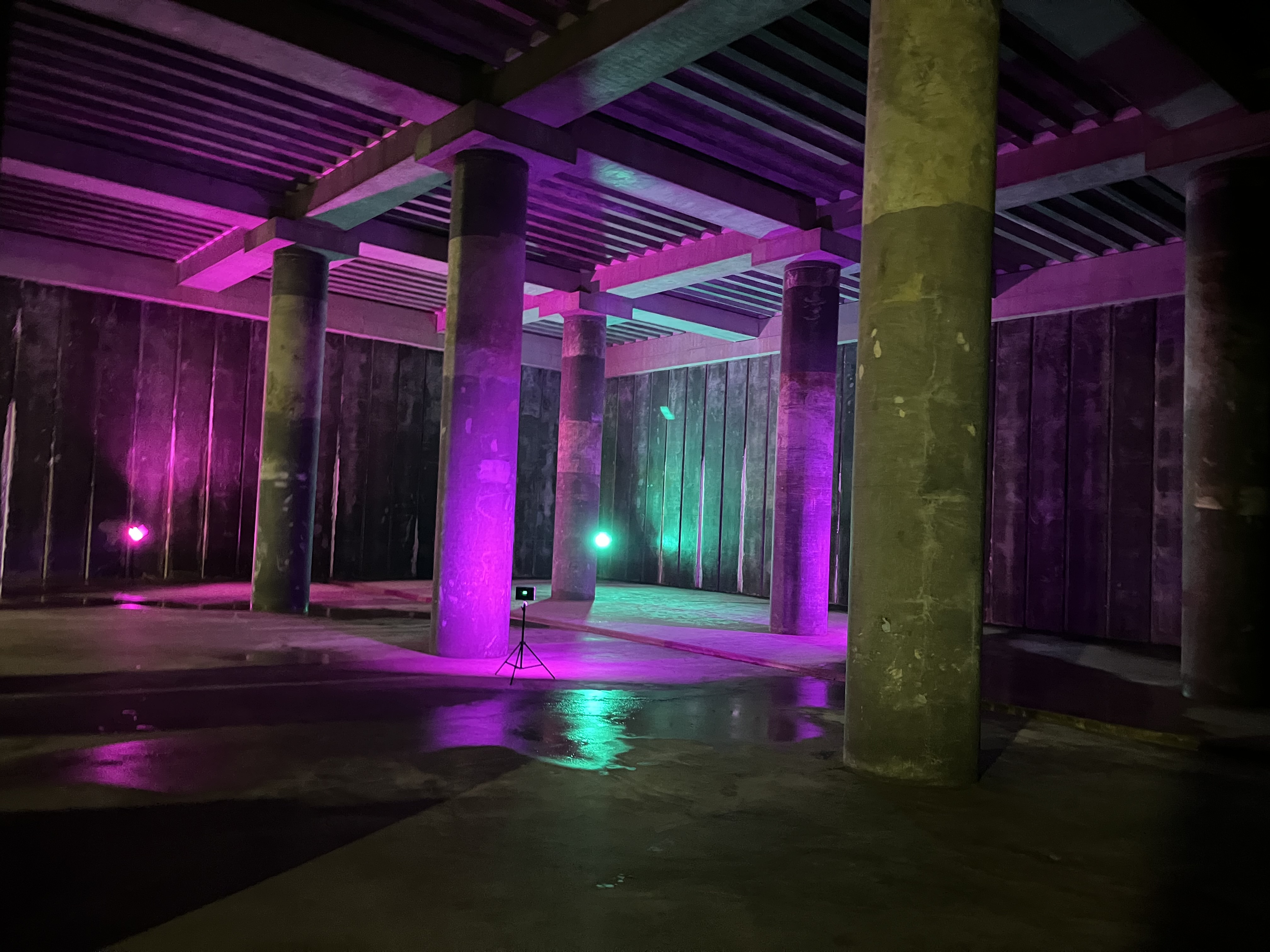 山王雨水調整池の写真