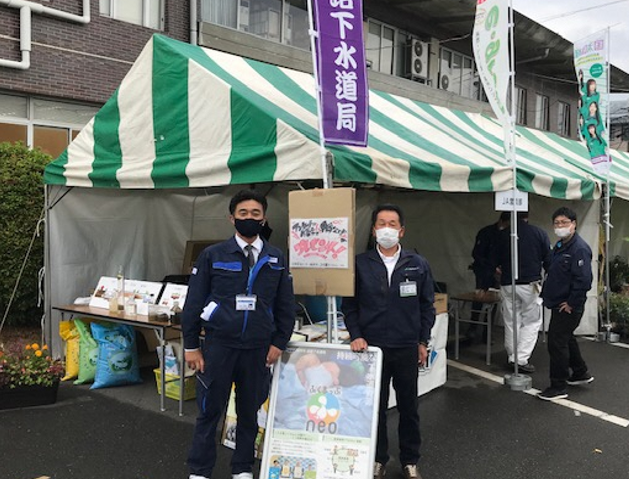 あさくら祭りのPR活動写真