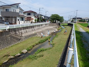 油山川の状況写真