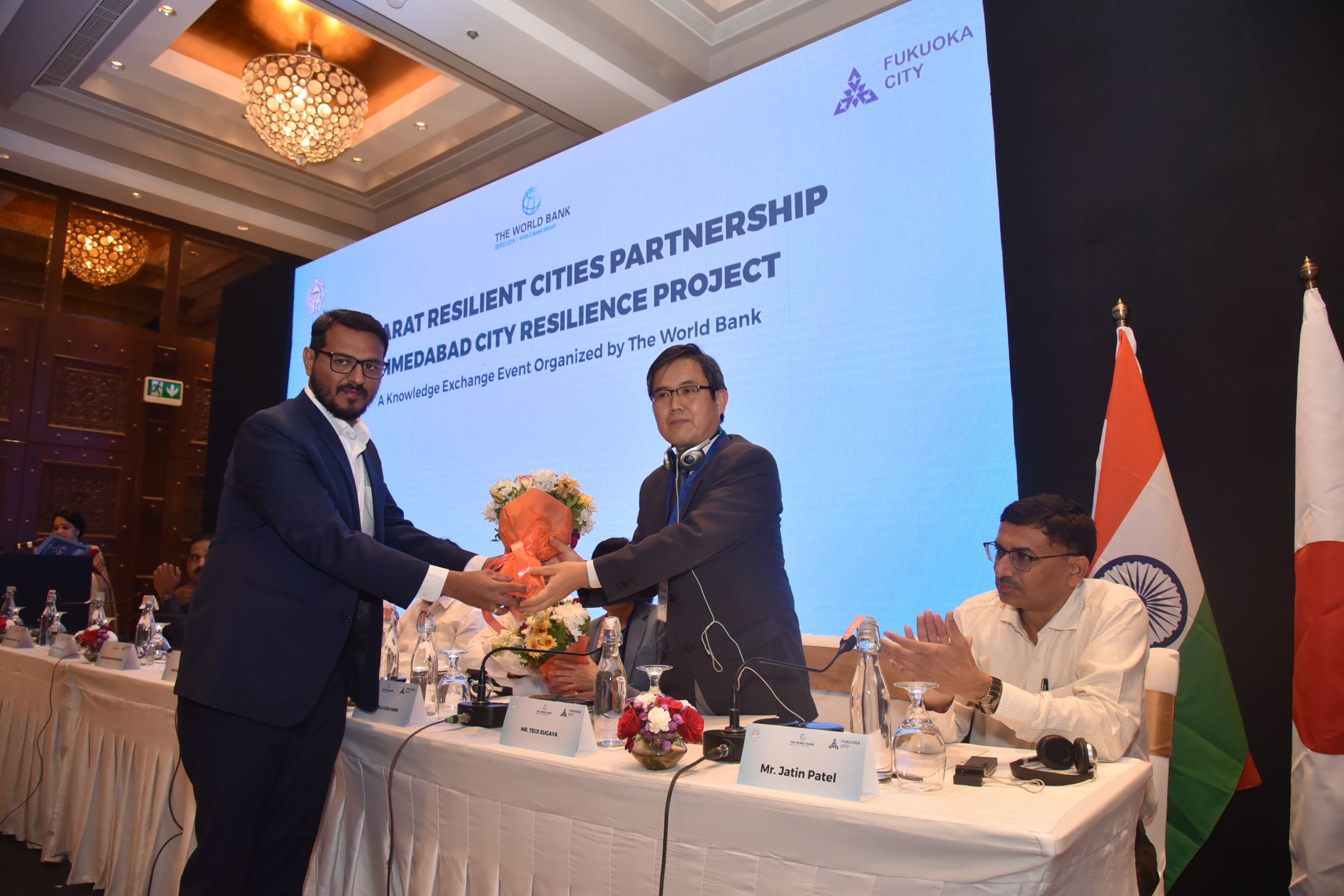 アーメダバード市市長等による開会式