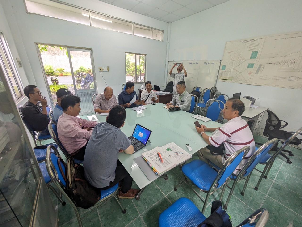 福岡市職員によるカント―市の現状調査