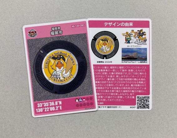 第二弾福岡ソフトバンクホークス版デザインカード裏表写真ロゴ変