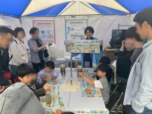 水道水について楽しく学べる実験講座の様子