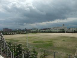 屋上グラウンドの写真