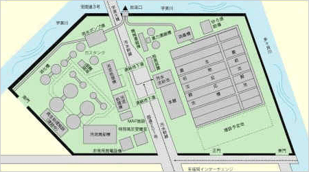 敷地全体の平面図