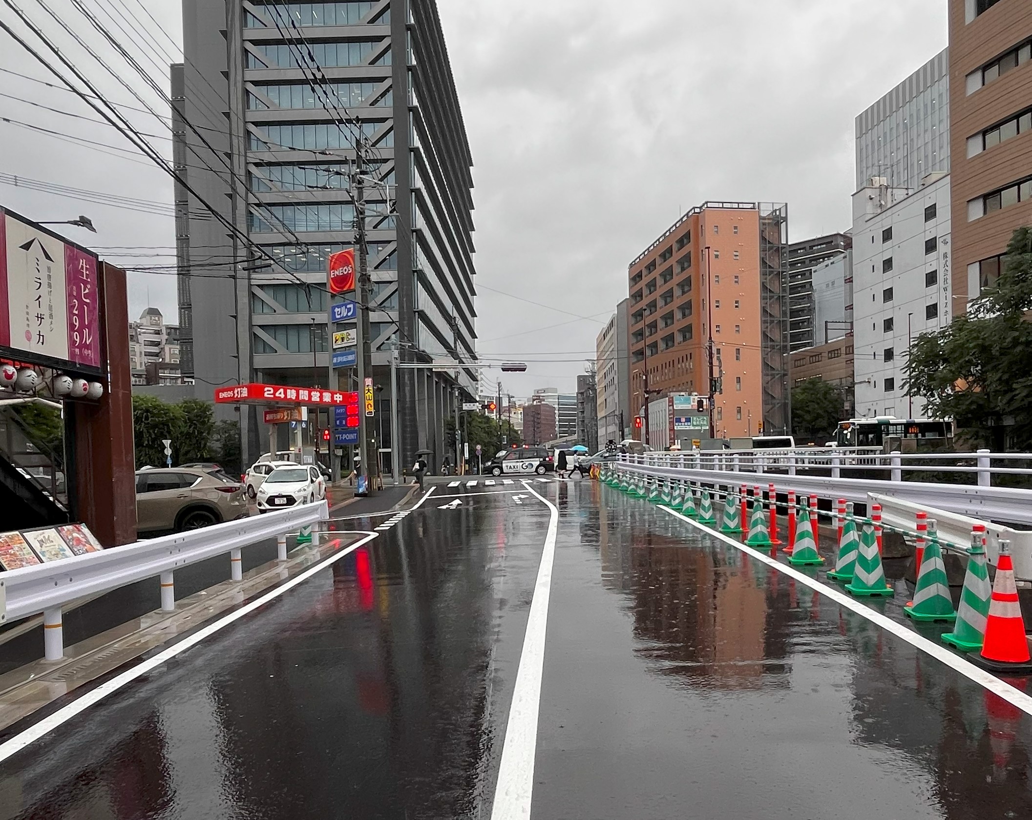 交差点写真です。