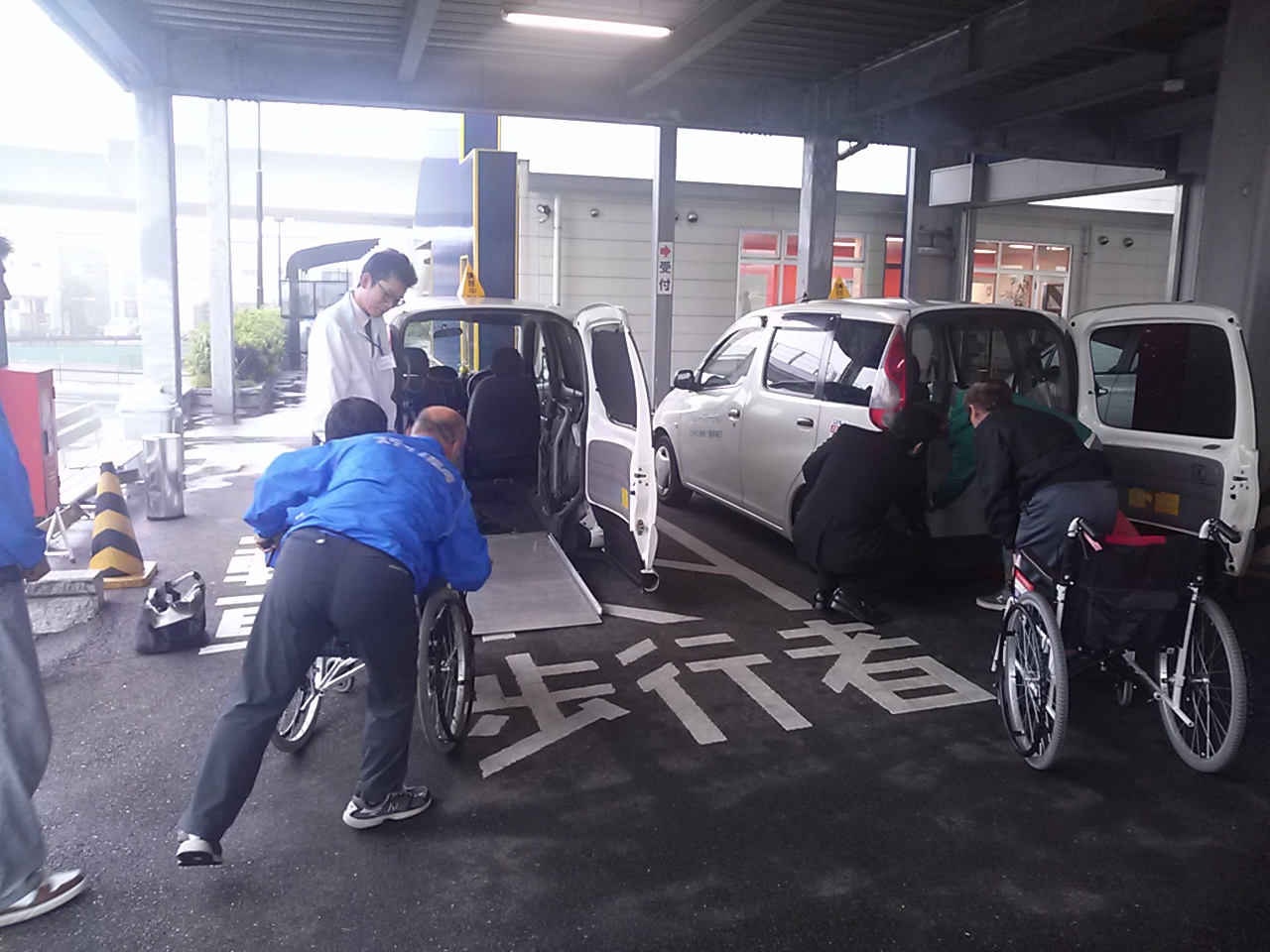 福祉有償運送運転者講習会の様子の写真