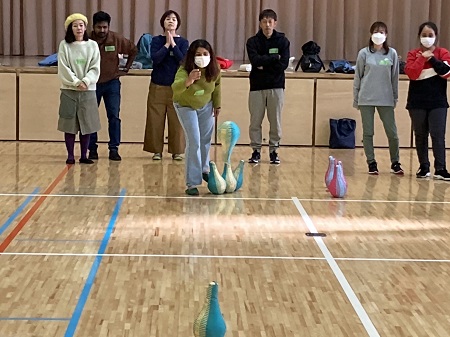 ガラッキー体験の様子