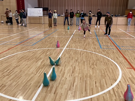 ガラッキー体験の様子