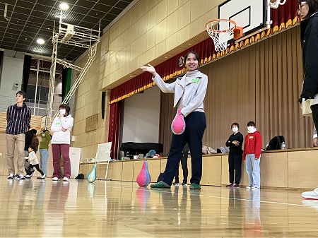 ガラッキー体験の様子