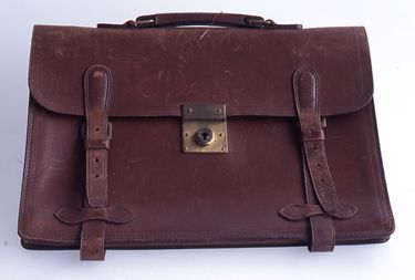 画像:手提鞄＜茶・大＞