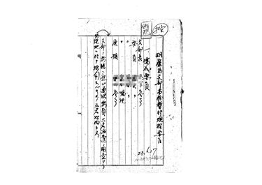 画像:満洲関係文書＜コロ島状況報告関連資料＞