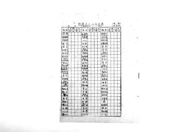 画像:診療患者病数別表