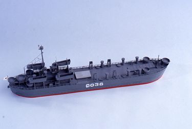 画像：引揚船模型「ＬＳＴ」