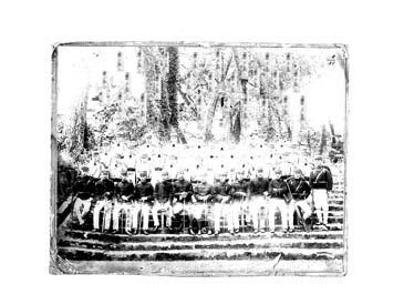 画像:写真（六週間現役兵修了記念撮影〉