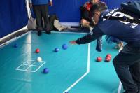 ボッチャの競技の写真