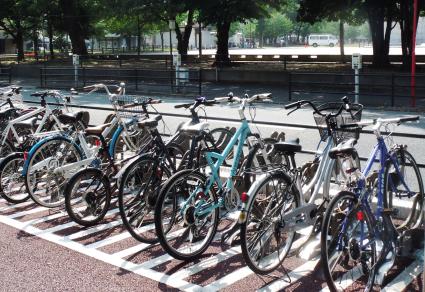 中洲川端駅路上駐輪場の画像