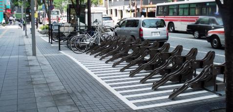 中洲川端駅路上駐輪場の画像